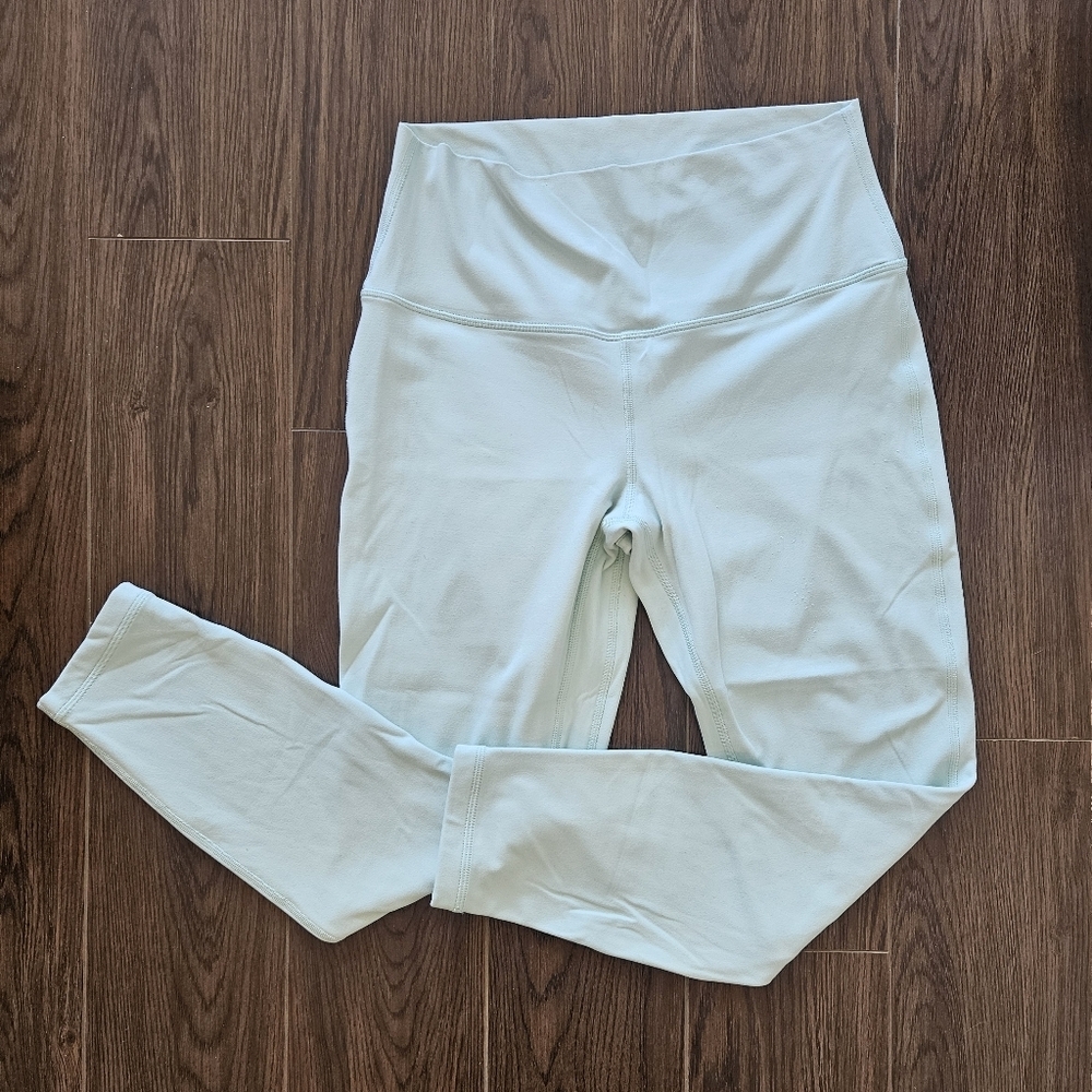 Lululemon Align High-Rise Pant 25" Delicate Mint Size 10 - Picture 3 of 9